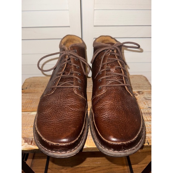 Born Mens Brown Leather Chukka Boots Lace Up Ankle Boots Size 13 main image 6